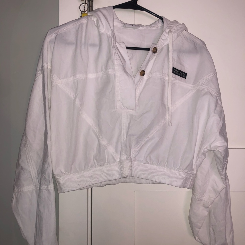 Urban Outfitters BDG White Crop Jacket sz S